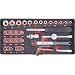 Produktbild Toolcraft Stecknuss Serie 6 3 mm (1/4) 36-teilig 826363