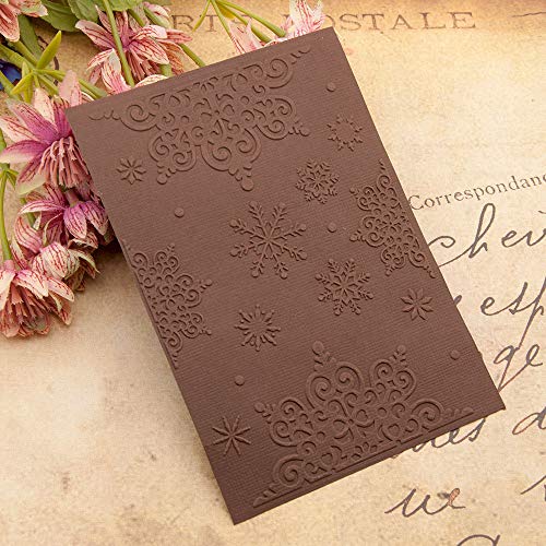 Kerst Sneeuwvlokken Plastic Embossing Map voor Scrapbook DIY Album Card Tool Plastic Template Mappen - Image 6