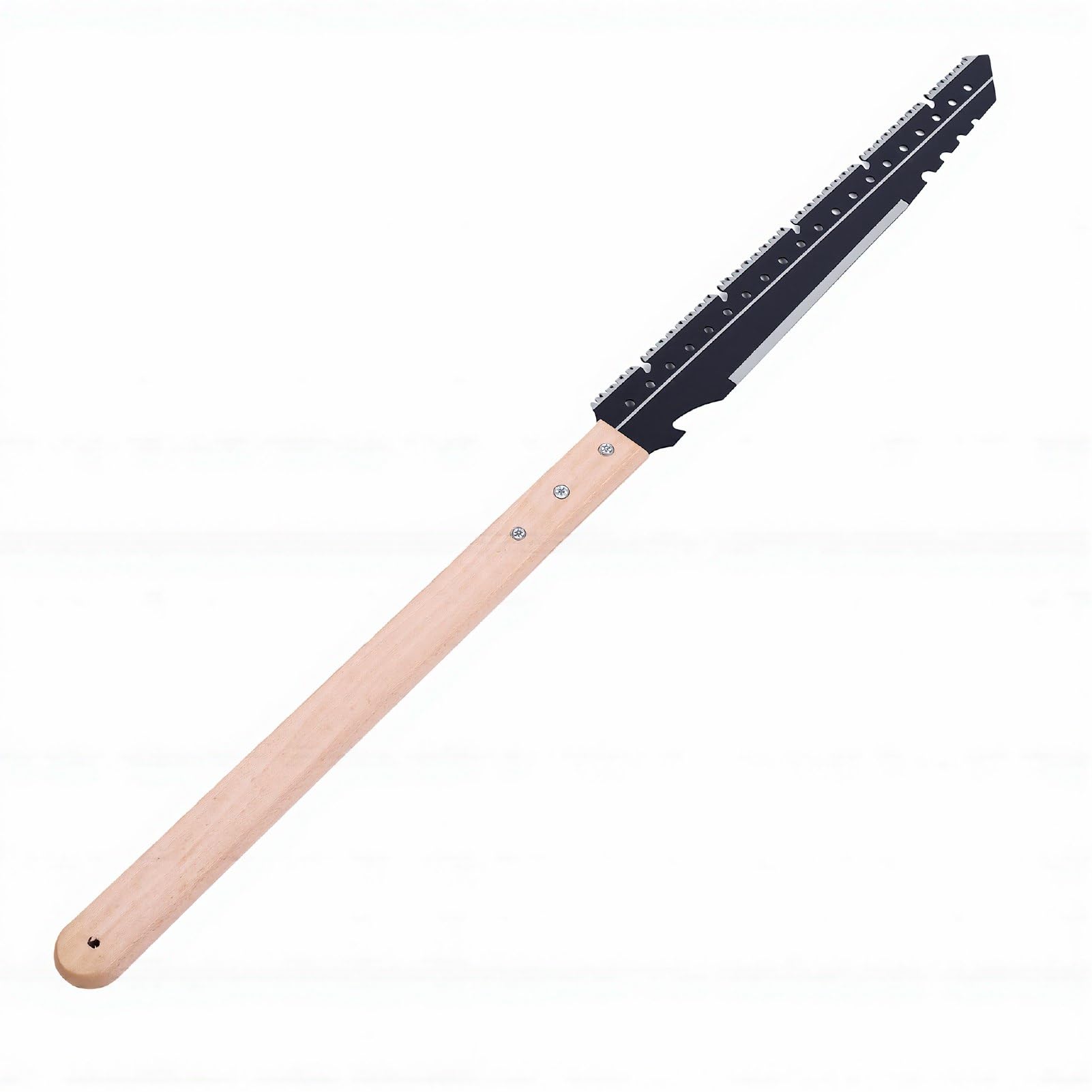 Yosoo Health Gear Sierra de Mano para Podar, Sierra Larga de Acero SK5 con Funda de Cuero, Hoja de 30,5 Pulgadas para Podar árboles, Acampar, Jardinería Al Aire Libre, de Madera de Haya, Correa para