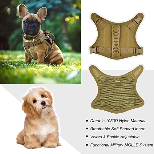 Fxgoing FXGOING001 Tactical Dog Harness Tactical With Rubber Handle K9 Military Adjustable Puppy Pet Vest Harness thumb #2