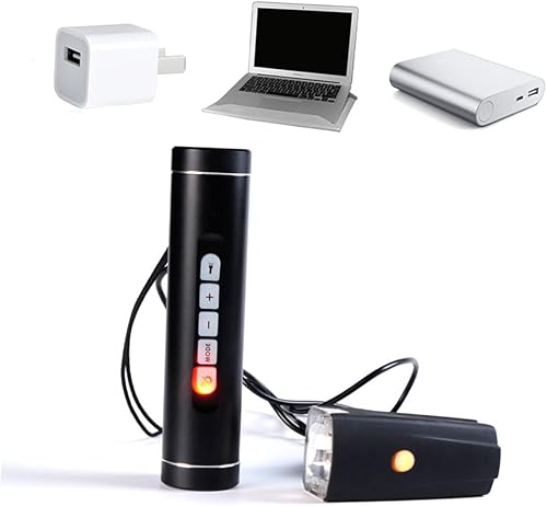 Miniatura 2 de Faro delantero recargable USB para bicicleta, luz frontal súper brillante, accesorios de conducción nocturna con horas de duración de batería, fácil