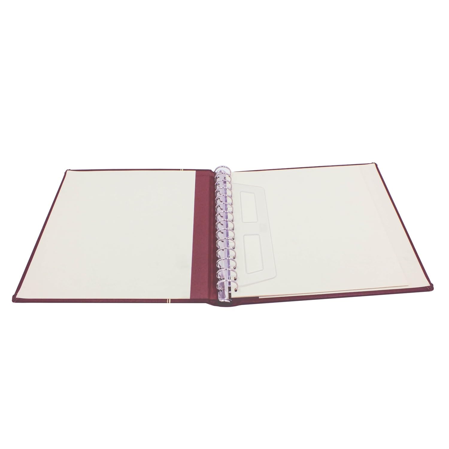 SAFE 704-1 Raccoglitore ad anelli Marocco bordeaux per francobolli