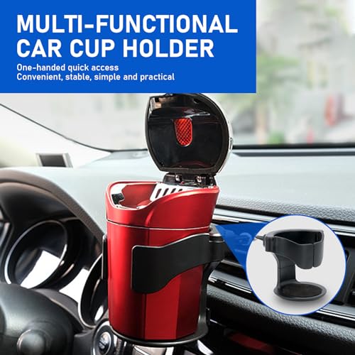 Portavasos universal para aire acondicionado de carro negro miniatura 6
