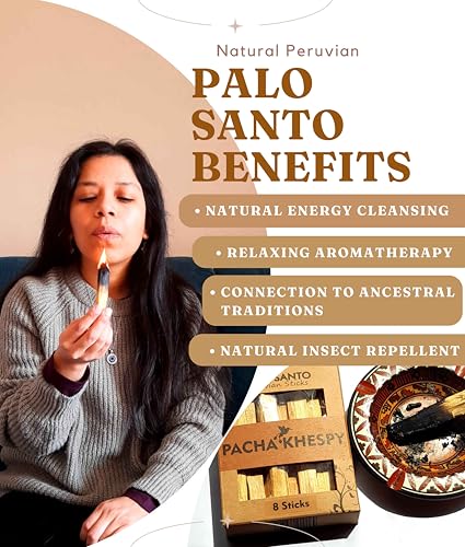 Palo-Santo-Premium-Sticks-8-Pack-Incense-from-Peru-Sustainable-and-Ethically-Sourced-100-Natural-for-Smudging-Aromatherapy-Yoga Palo Santo Premium Sticks 8 Pack Incense from Peru Sustainable and Ethically Sourced 100 Natural for Smudging Aromatherapy Yoga