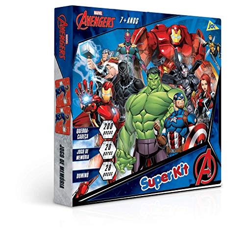 Os Vingadores - Super Kit - 3 Jogos em 1 - Toyster Brinquedos