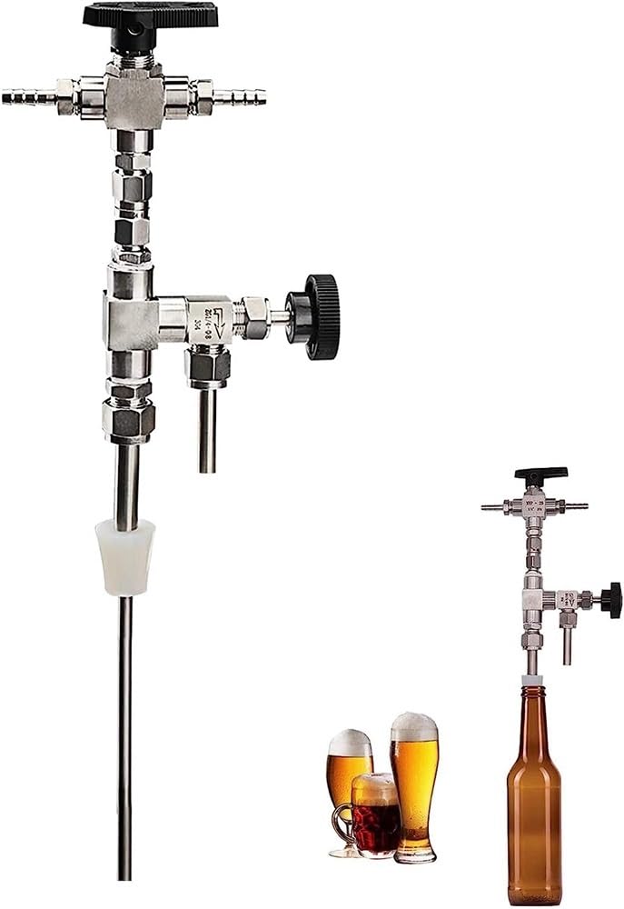 Remplisseur de bouteille de bière à contre-pression pour stopper l'oxydation et la bière plate