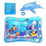 🐳Ideales Geschenk FüR Kinder - Es ist auch ideal für Eltern, da es Ihr Baby stundenlang beschäftigt, so dass Sie die wohlverdiente Ruhe genießen können und Eltern und Kindern unendlich viel Spaß bereiten. Die Wassermatte Baby 1 Jahr Ideale Krabbelunterlage für Ihr Kind. Das Baby Spielzeug ist auch eine gute Geschenkswahl.