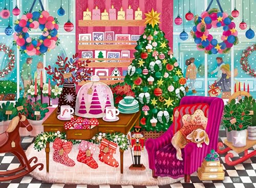 Erwachsenenpuzzle 500 Teile - Die Weihnachtsboutique