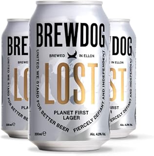 BrewDog Lost Lager Beers Dry-Hopped Pilsner 24 x 330ml Cans