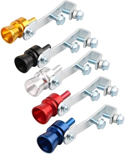 Miniatura 7 de BESPORTBLE Válvula de tubo de escape de automóvil con silbato de sonido turbo de aluminio, para motocicleta, fabricante de sonido de soplado,