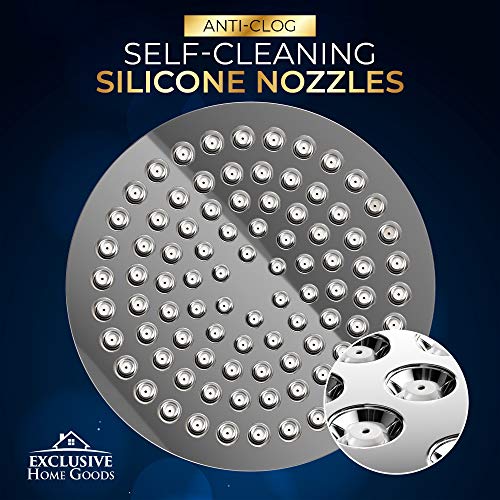 Luxury Filtered Shower Head Set - Filtered Shower Head Combo Removes Chlorine, Heavy Metals, Impurities & Soften Water - High Pressure Rainfall Shower Head With 90 Jets & 360 Rotations #TOP5