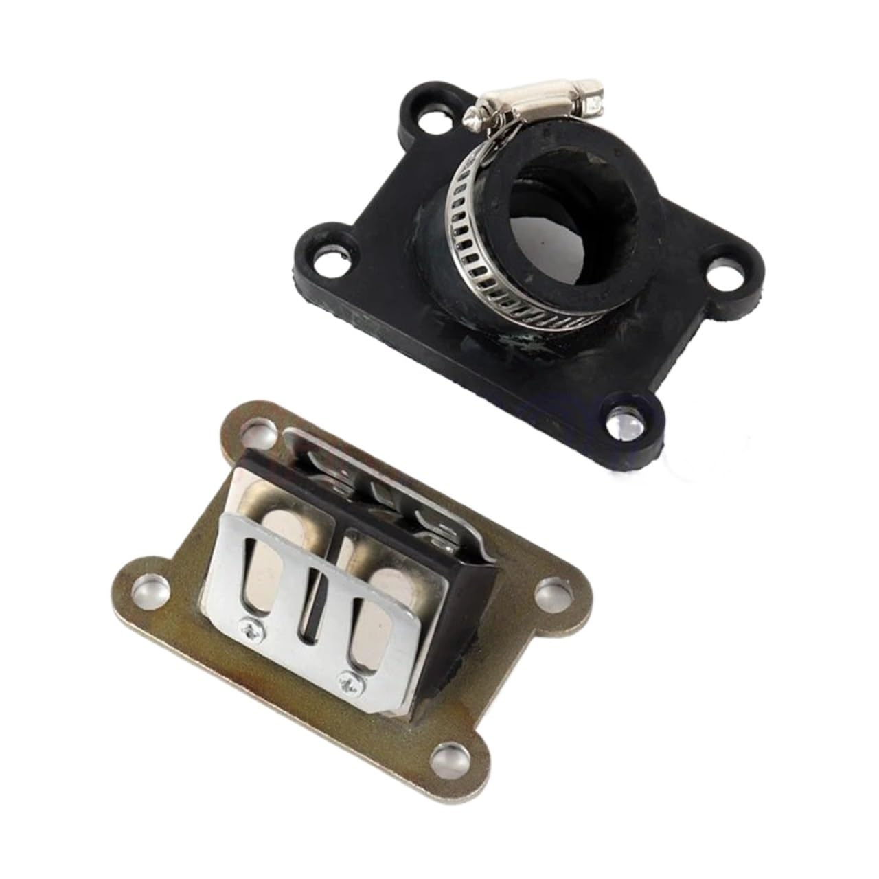 Caja de Láminas Admisión Válvula de láminas para tubo de admisión de motocicleta, compatible con KTM 50SX 2002-2008, 50 SX Pro Senior SX 50, 50SX LC, 50cc, 65 SX SX Pro. Válvula de(Set)