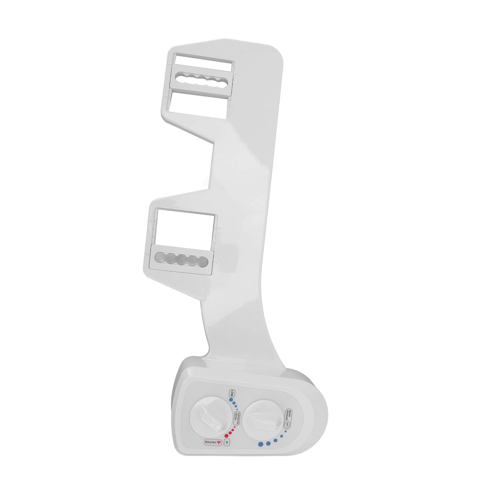 Fafeicy Attacco per Bidet WC Non Elettrico con Collegamento Acqua Calda, Ugello Rimovibile Autopulente per WC in Due Pezzi del Bagno di Casa