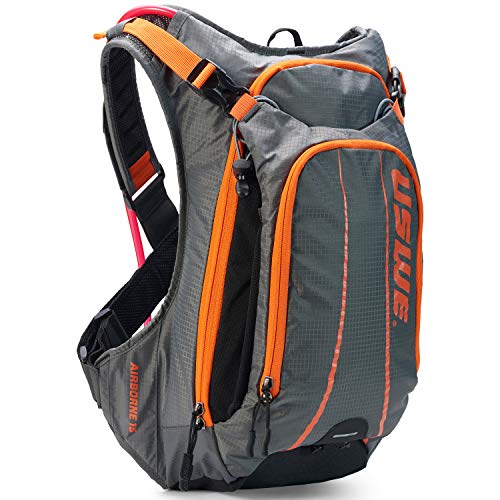 USWE Airborne 15 Mochila de hidratación  Gris Naranja  Size