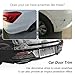 16.4Ft Cuttable Automotive Trim Strip,Anti-Scratch Car Door Trim Molding Car Exterior Accessories,Universal CCar Stickers Trim Strip for Hood,Window,Door,Bumper,Headlight (Black)