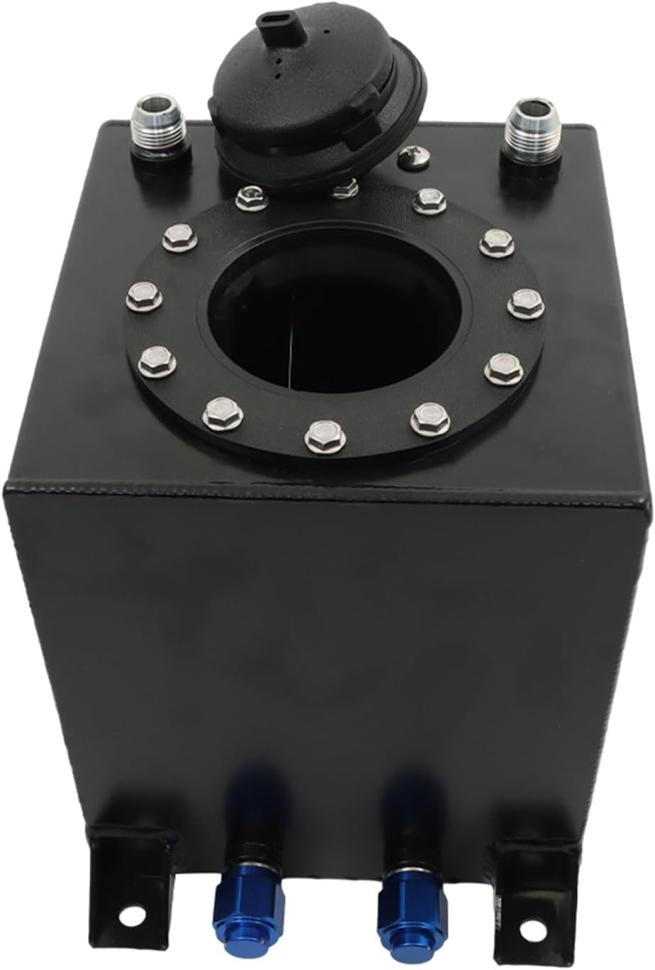 labwork Aluminum Fuel Tank Black 2.5 Gallon Drifting Fuel Cell Gas Tank+Level Sender Coated Aluminum Racing