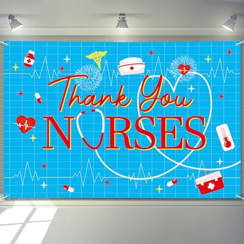 Amazon.com : Arosche Nurse Appreciation Week Decorations Banner 72