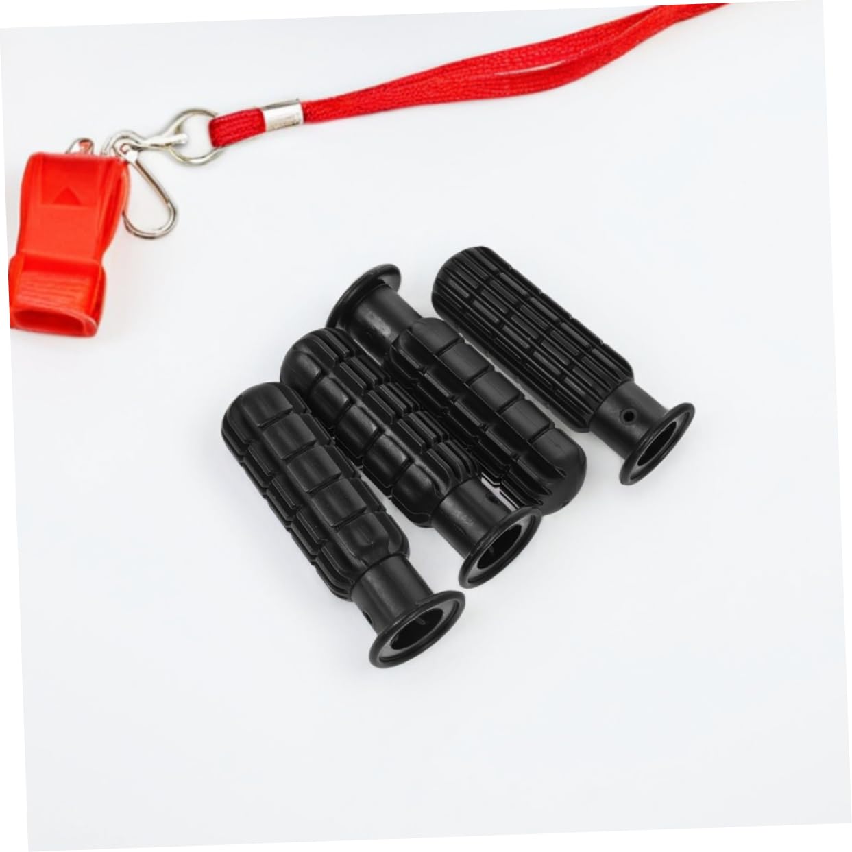Milisten 6 Pezzi Manopole in Pvc Nero per Tavolo Calcio Balilla Impugnatura 8 Mm Antiscivolo Facile da Usare per Gioco da Tavolo in Casa e Ufficio