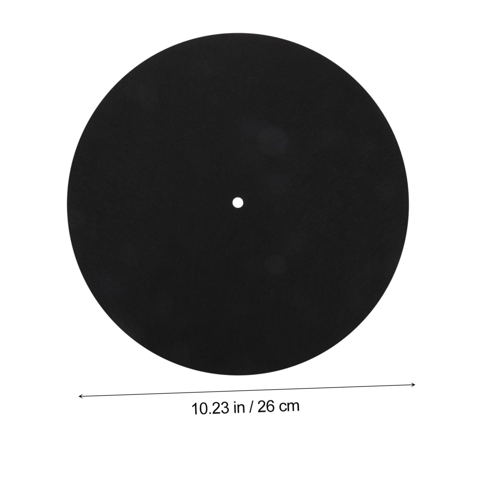 ibasenice Vinyl Record Pad 10'' Felt Turntable Mat Record Player Mat Non-slip Protective Disc Pad