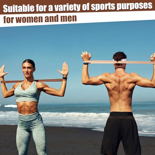 Image of Deekin 20 Pcs Resistance Bands for Women Men 10-115 Lbs 5 Different Resistance Levels Loop Exercise Bands for Leg Working Gym