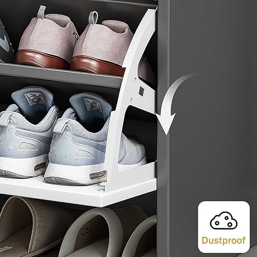 Banc à chaussures avec siège confortable pour aménager une entrée ordonnée