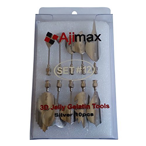 Gelatin Art Tools With Instruction Free Video eBook PDF File Tutorials (Size 12-10pcs)