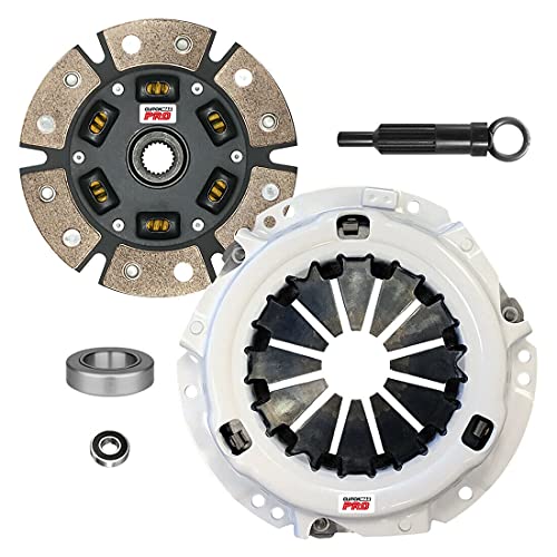 ClutchMaxPRO Performance Stage 3 Clutch Kit Compatible with 1980-1982 Toyota Corolla 1.8 3TC 5-Speed 1984-1987 Corolla DLX SR5 1.6L 4AC 1985-1987 Corolla GTS 1.6L 4AGE (CP16042HDC-ST3)