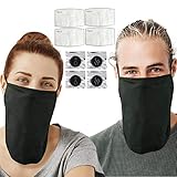 Lightweight Breathable Face Mask with Filter Pocket | Gym Face Mask | Adjustable Ear Straps | Half...