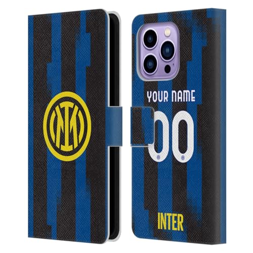 Coque iPhone 14 Pro Max Inter Milan portefeuille pour ranger ses cartes