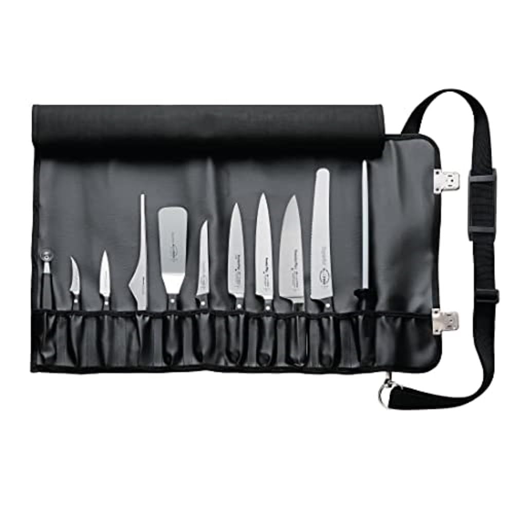 Dick Premier Plus 11 - Piece Knife Set with Roll Bag