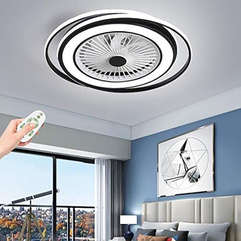 LED Deckenventilator Unsichtbares Fan Licht Einstellbar Modern Deckenleuchte Cover