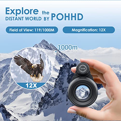 POHHD Monocolo Professioanle Potente, 12