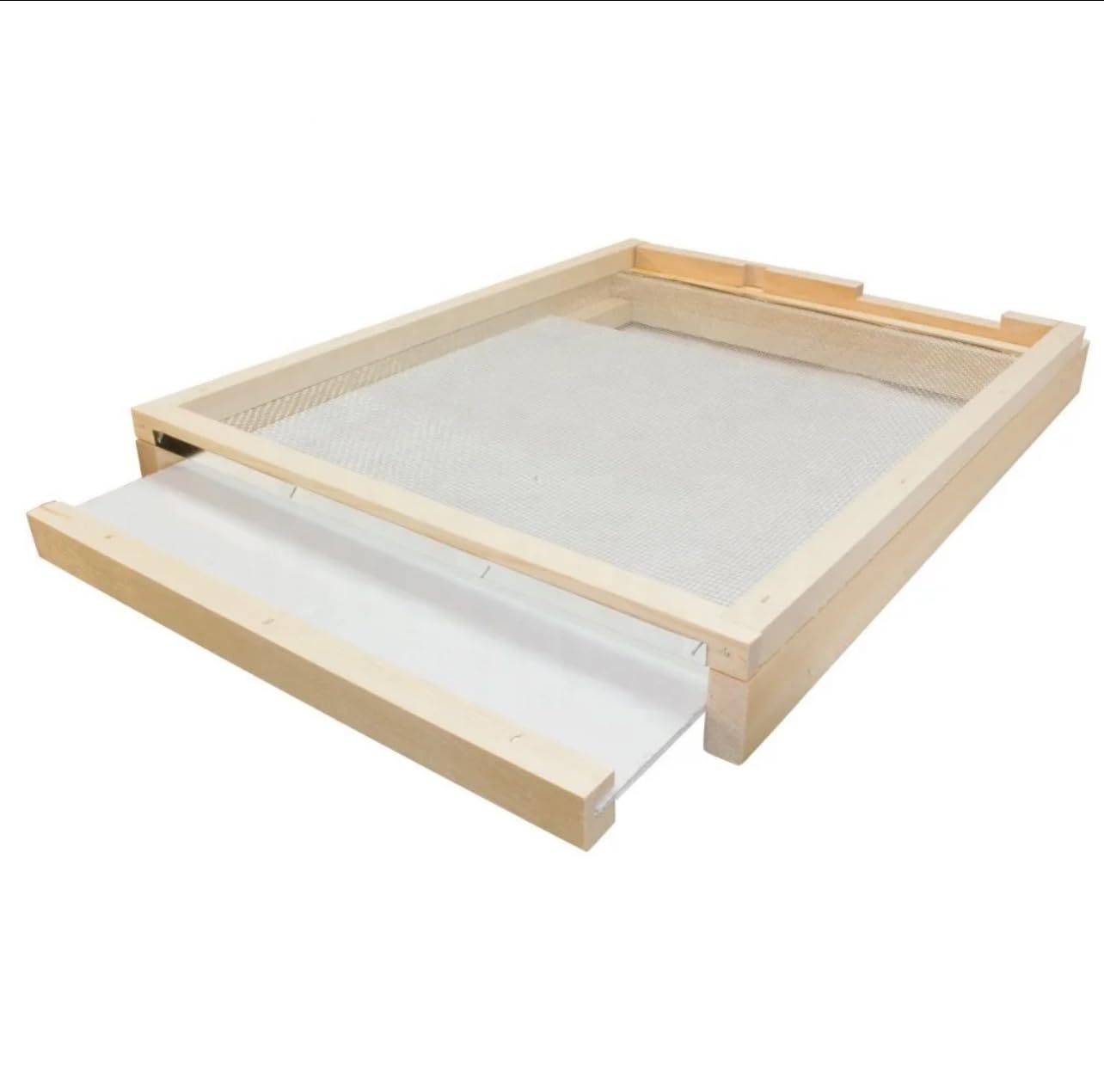 Beehive Screened Bottom Board 10 Frames LANGSTROTH - Hygienic Bottom Board - Wax Coated