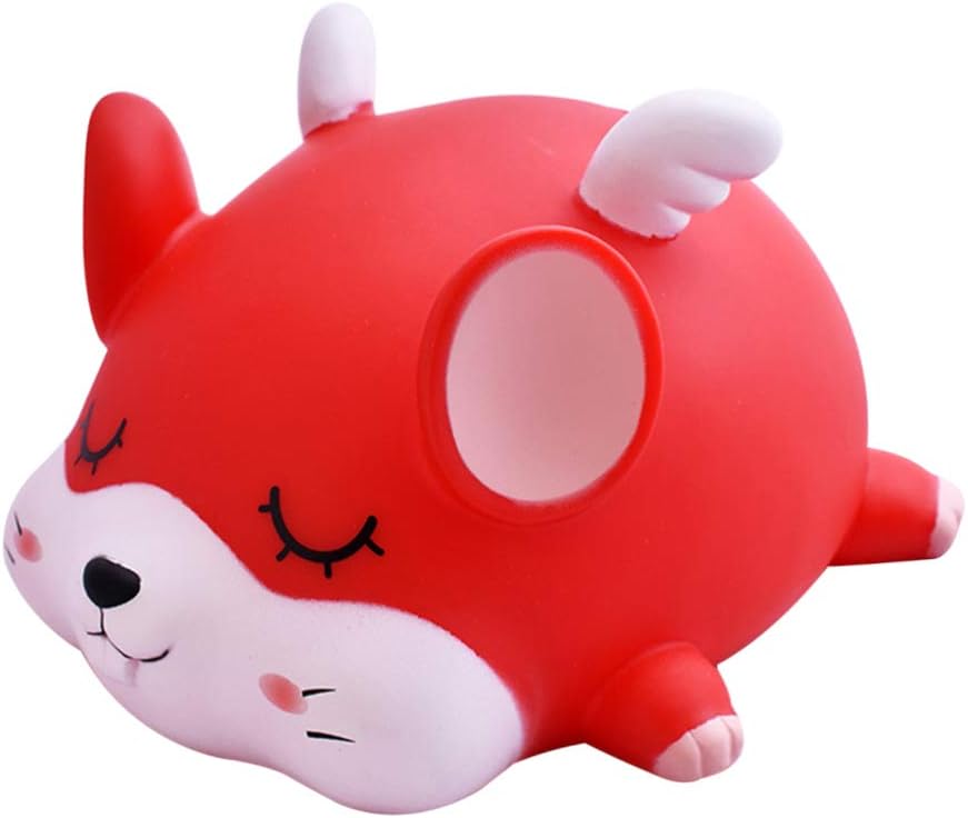 Lioobo 貯金箱 マウス 置物 運貯金箱 小銭入れ ポット 札 硬貨 装飾品 かわいい 誕生日 クリスマス 新年 プレゼント 贈り物 お求めやすく価格改定