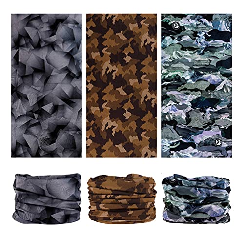 Image of VANCROWN Headband Neck Gaiter Head Wrap Headwear Face Mask Magic Scarf Bandana for Men and Women