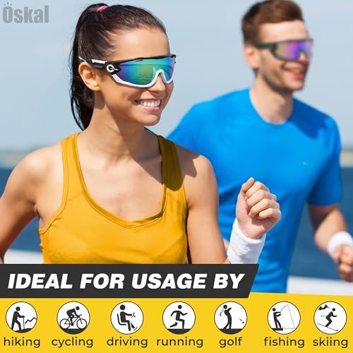 2 Pcs Sport Sunglasses Men