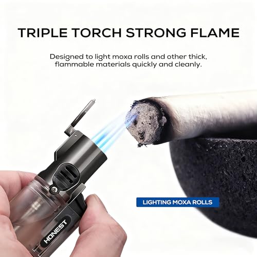 Encendedor triple llama a gas butano pack x2 miniatura 3