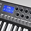 Draagbare 61-Key Keyboard Controller Kleurrijke Backlit Trigger Pads Piano Controller (Color : RGB Light Backlit) - Image 3