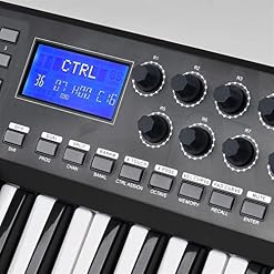 QWEQWE Contrôleur de Clavier de Clavier Portable 61-clés Colorful Backlit Backlit Tchrouger Pads Contrôleur de Piano… - Les Beatles, Paul McCartney, John Lennon, RIngo Starr, George Harrison QWEQWE Contrôleur de Clavier de Clavier Portable 61-clés Colorful Backlit Backlit Tchrouger Pads Contrôleur de Piano… – Image 2