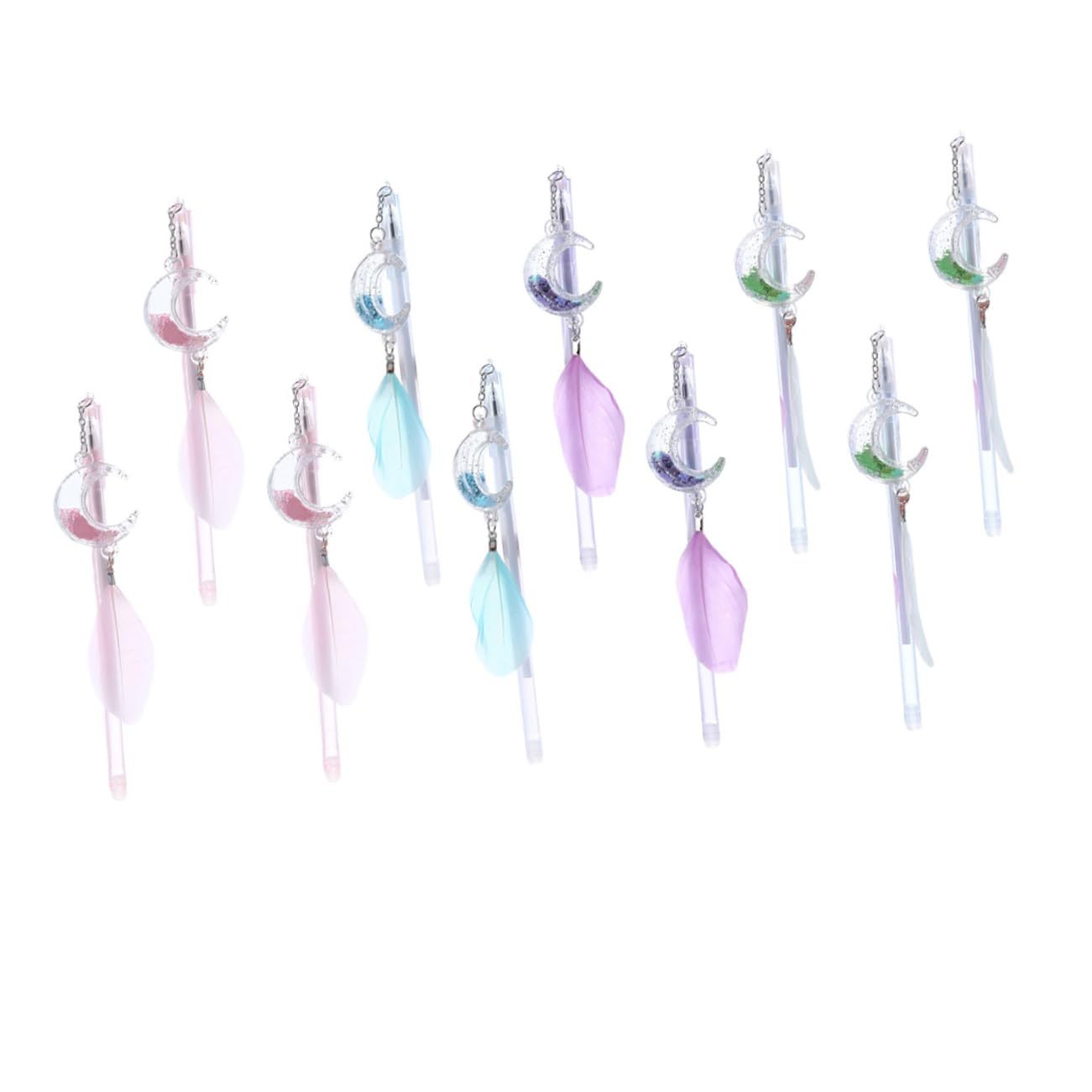 30pièces à Gel Avec Pendentif Lune De à Encre Gel Pour Écoliers Et Étudiants Fournitures Scolaires Et Amusantes