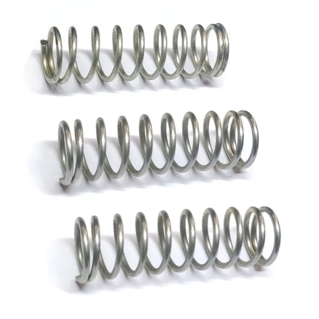 GENERASIS - Compression Spring 16mm Outer Diameter And 50mm Length, 5mm pitch, 1.5mm Wire Compression Spring (PACK OF 3)