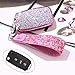 Royalfox(TM) 3 buttons 3D bling flip folding remote Key Fob case Cover for VW Volkswagen Jetta GTI Passat Golf Tiguan Touareg Beetle Multivan Sagitar Passat Accessories,with Keychain (pink)