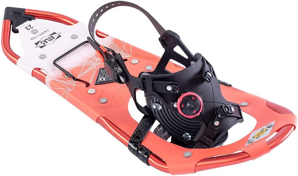 K2 Atlas Access Women's Snowshoes, Red, Aluminum, Synthetic Fabric