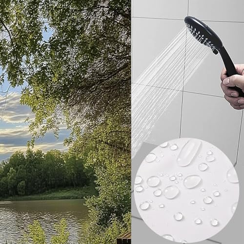 Rideau de douche imperméable en polyester de qualité supérieure