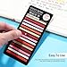 Artibetter 8packs Book Tabs Annotating Index Sticker Strip Highlighter Tape Sticky Strips for Notes