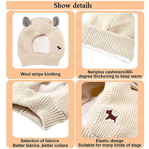 Treonca Quiet Ears for Dogs, Dog Ear Muffs Noise Protection, Pet Christmas Warm Caps Puppy Cat Hat with Ears for Medium… - Image 6