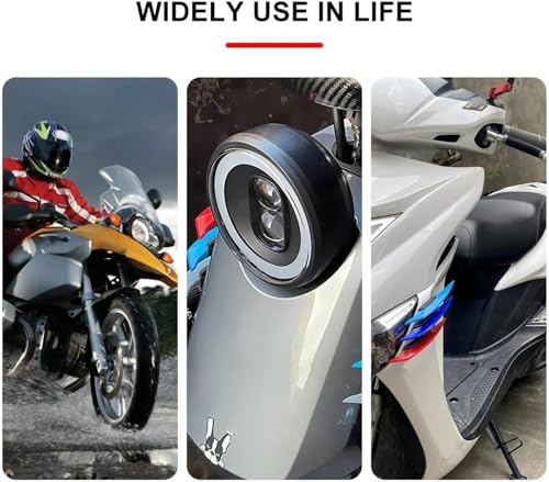 Image of Vagary Wing Side Helmet Spoiler Aerodynamic Wing Dynamic Helmet Accessories, Helmet Punks, Helmet Wings (Orange)