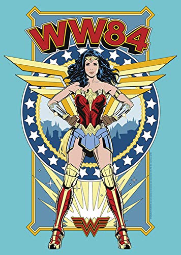 Fifth Sun Girl's Wonder Woman 1984 WW84 Comic Poster T-Shirt2