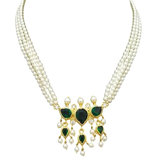 BELPAN Green 3 Stone Khod Tanmani