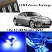 Classy Autos Nissan 350Z BLUE Interior LED Package (5 Pieces)